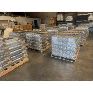 Aluminized Structure Wrap on Pallet